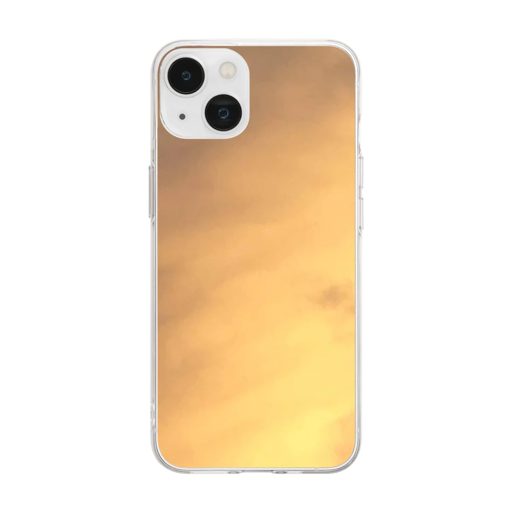 アッキーのあの日の夕日 Soft Clear Smartphone Case