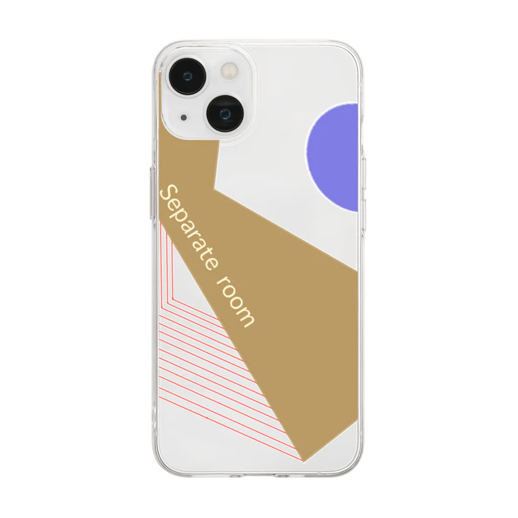 separate roomのseparate room no.1 Soft Clear Smartphone Case