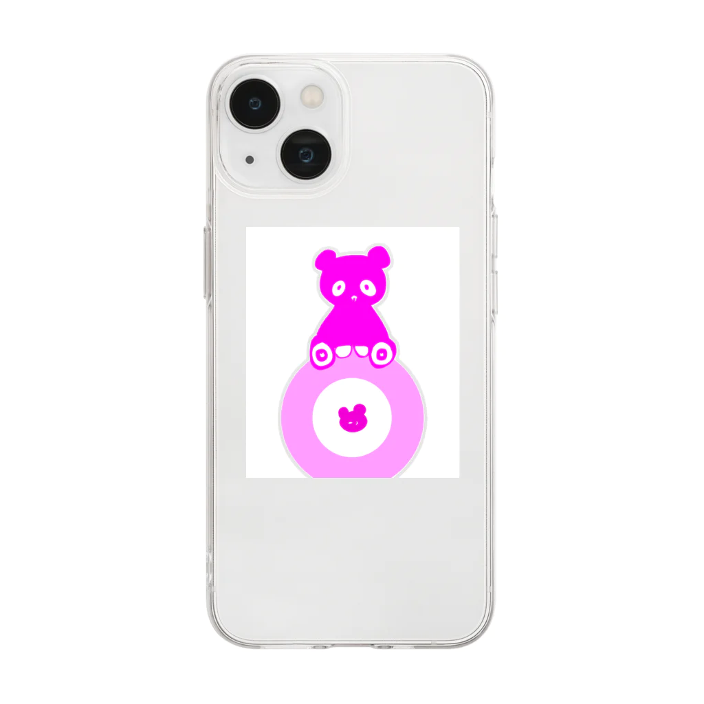 妖怪 水姫城-Yokai.Mizukijyo-ฅ^ơωơ^ฅ♡のヒメノ熊猫ฅ^ơωơ^ฅ♡ Soft Clear Smartphone Case