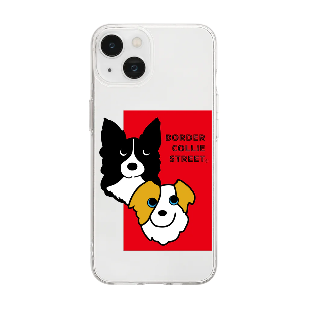 Bordercollie StreetのSKN-BCS1 Soft Clear Smartphone Case