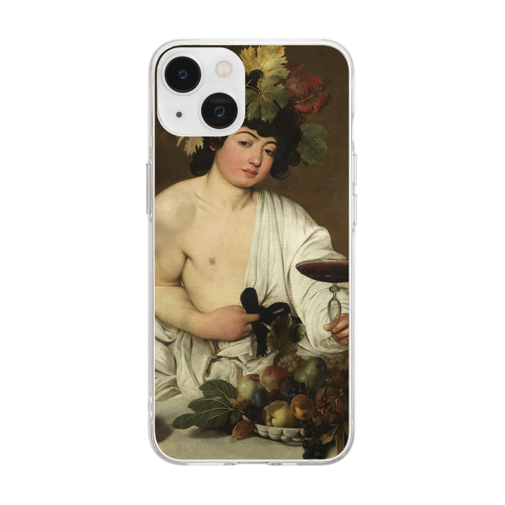 世界美術商店のバッカス / Bacchus Soft Clear Smartphone Case