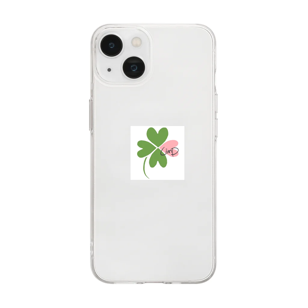 happyのI say have a niceday  Soft Clear Smartphone Case