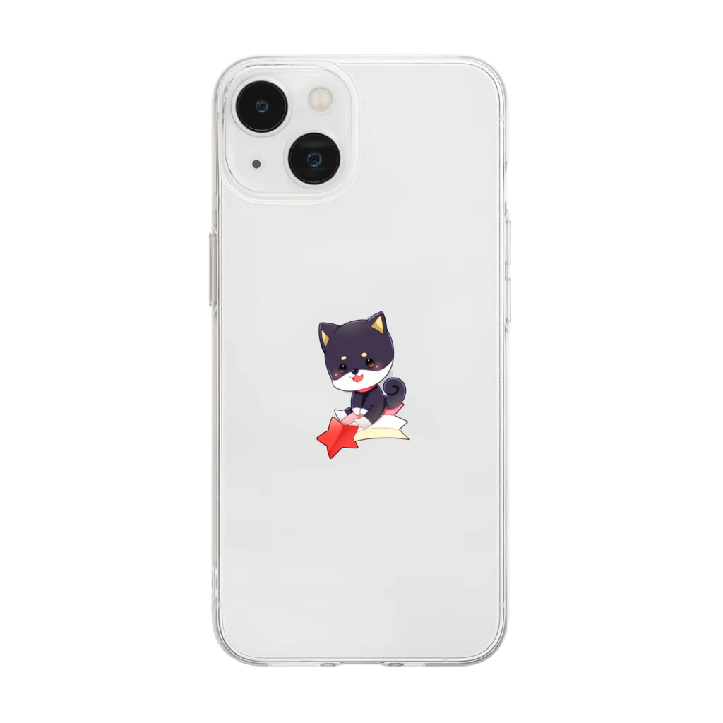 はなうたショップの2周年！キラッいびき Soft Clear Smartphone Case