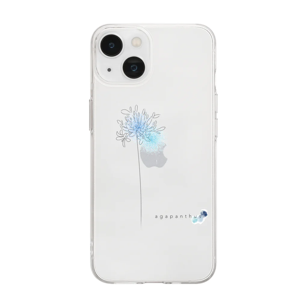 Re:birchのagapanthus Soft Clear Smartphone Case