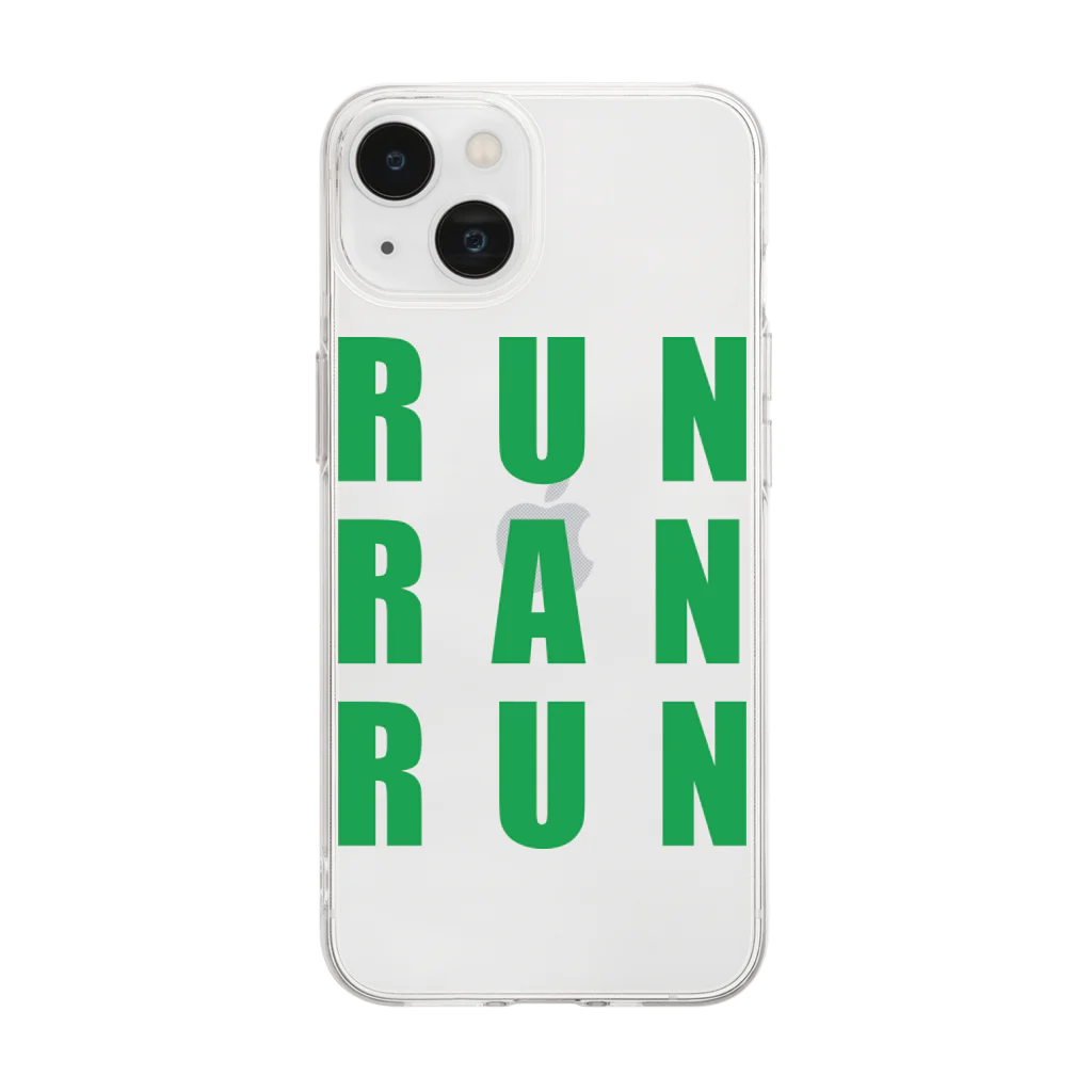 mahangのRUN RAN RUN Soft Clear Smartphone Case