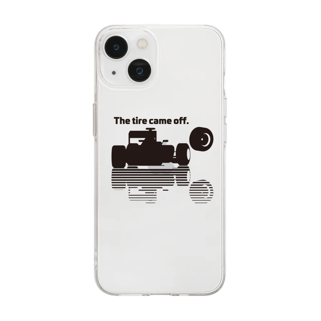 d360の何でも屋のthe tire came off Soft Clear Smartphone Case