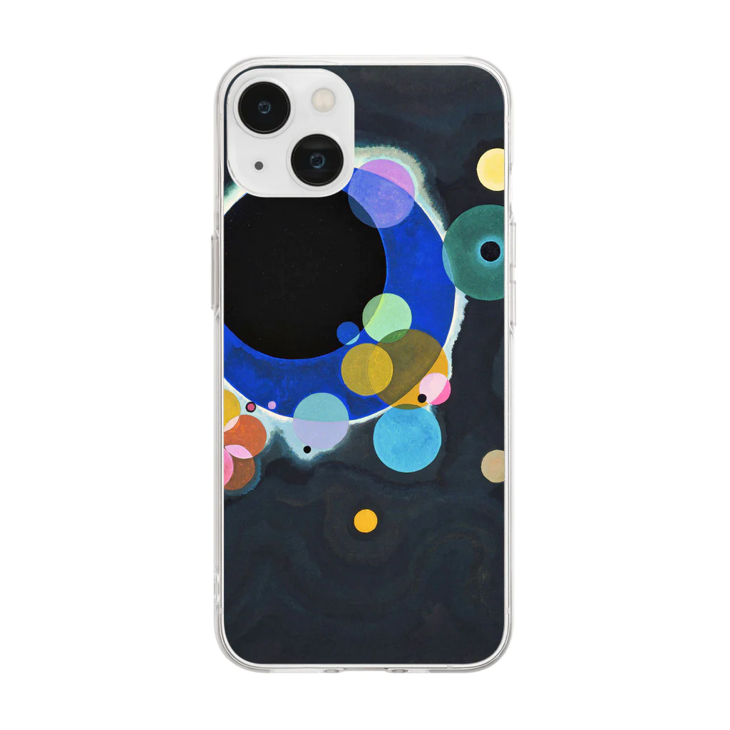 世界美術商店のいくつかの円 / Several Circles Soft Clear Smartphone Case