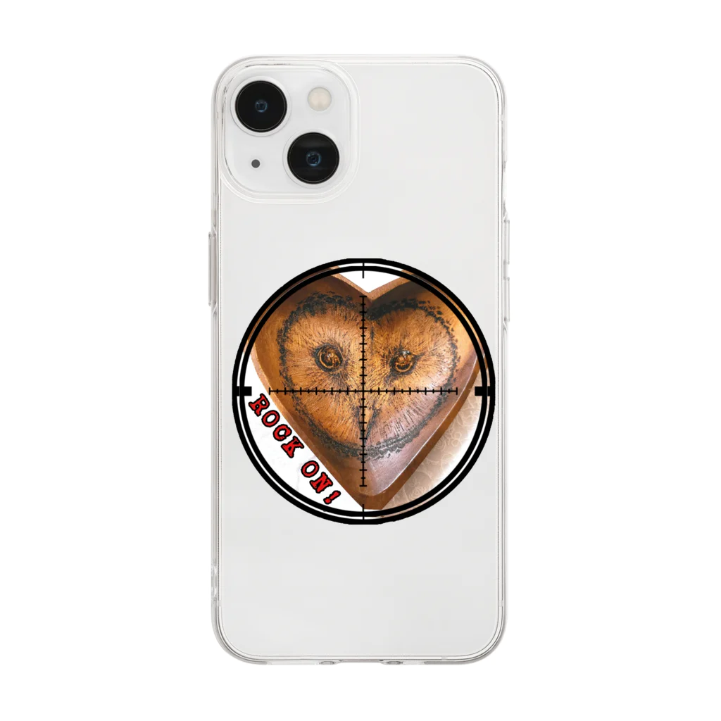 YURITAROORIGINLのLOCK ON! OWL Soft Clear Smartphone Case