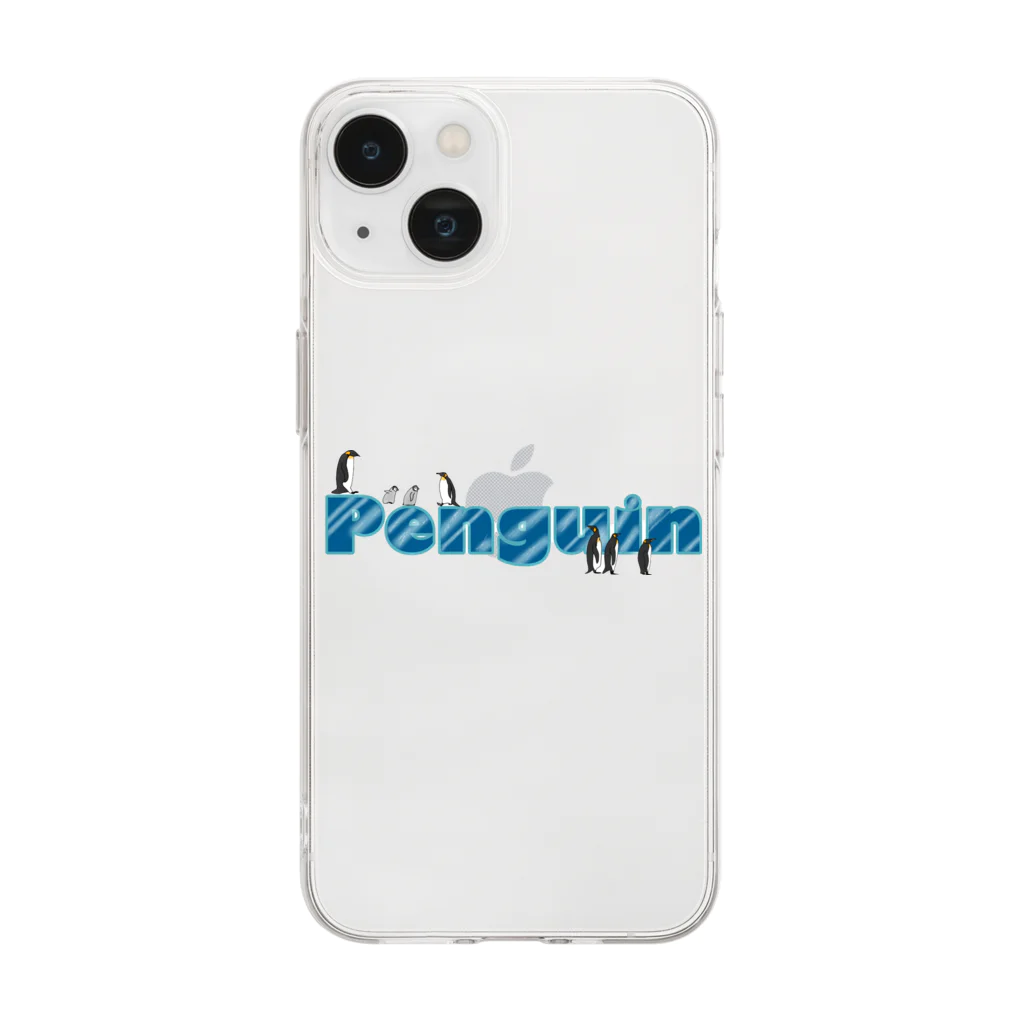 Mono Monoのペンギン　penguin Soft Clear Smartphone Case