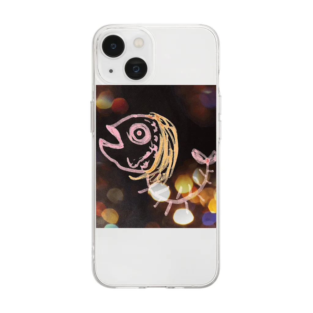 新堂本舗の目出鯛子さん Soft Clear Smartphone Case