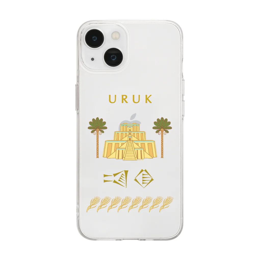 かみやのURUK！ Soft Clear Smartphone Case