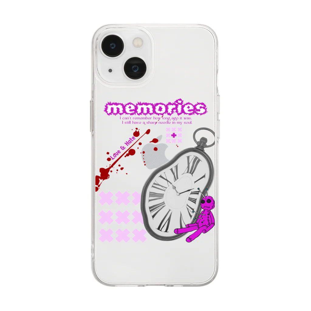 ㌍のるつぼのmemories Soft Clear Smartphone Case