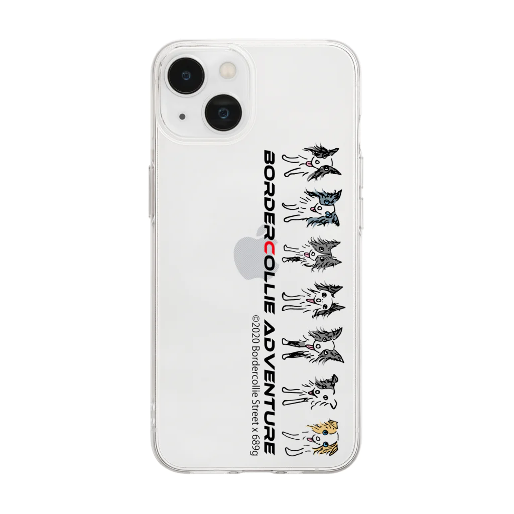 Bordercollie Streetのbca9-8 Soft Clear Smartphone Case