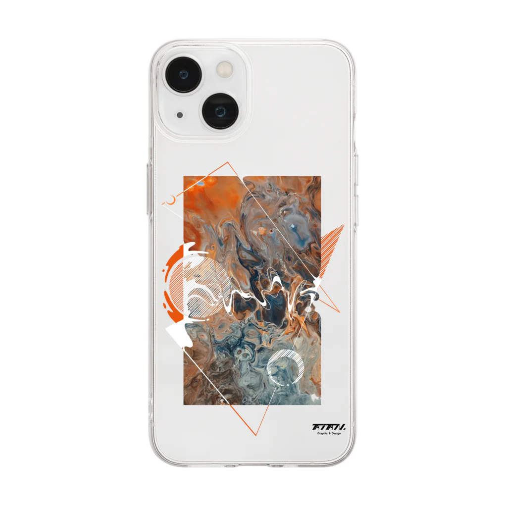 TAITAN Graphic & Design.の05.Andromeda  Soft Clear Smartphone Case