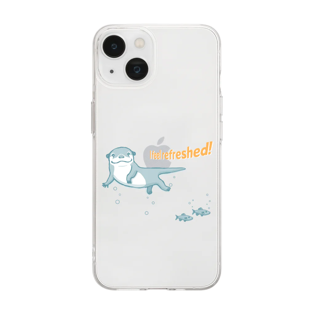 SU-KUの気分爽快！ Soft Clear Smartphone Case