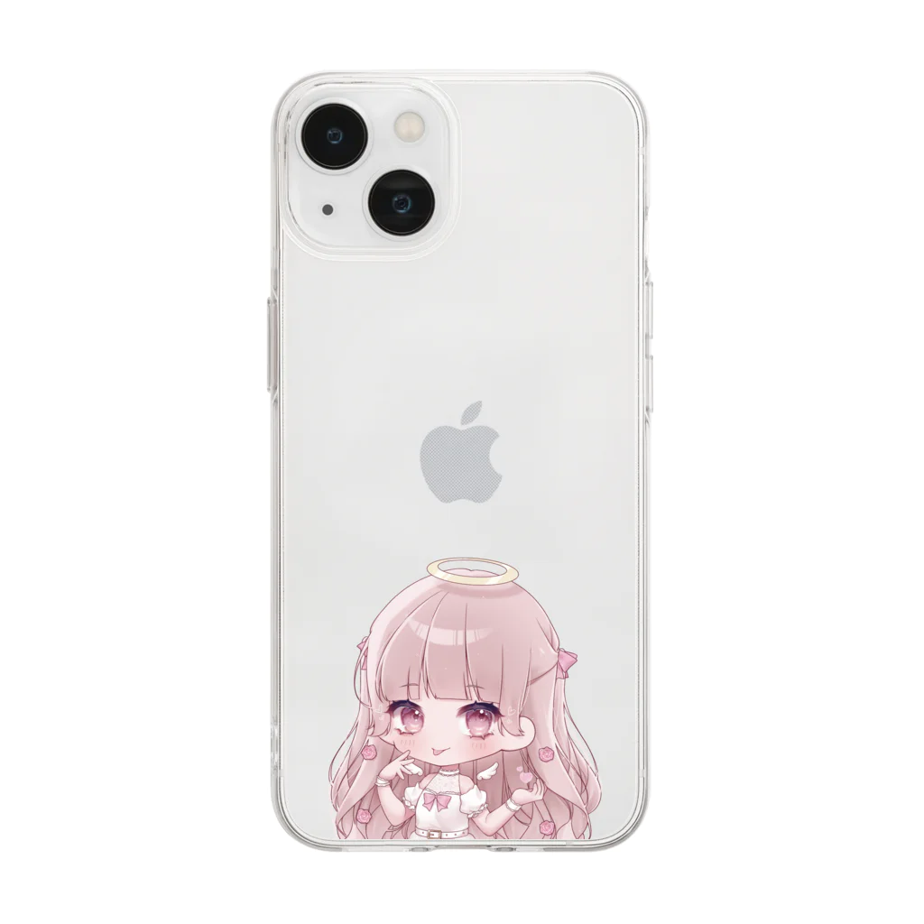 𝐦𝐢𝐢𝐦𝐢🌹𝐬𝐡𝐨𝐩の天使ちゃん♡スマホケース Soft Clear Smartphone Case