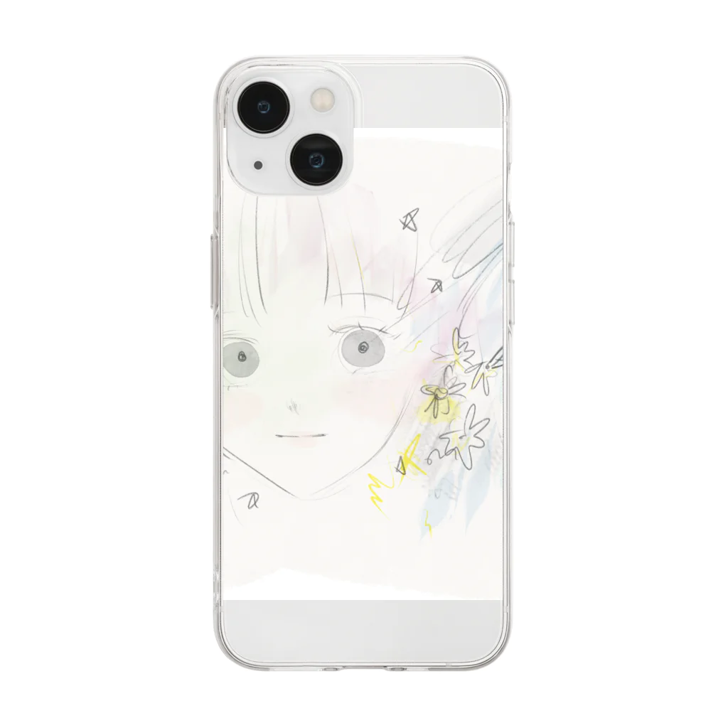 tow anyのrefreshing Soft Clear Smartphone Case