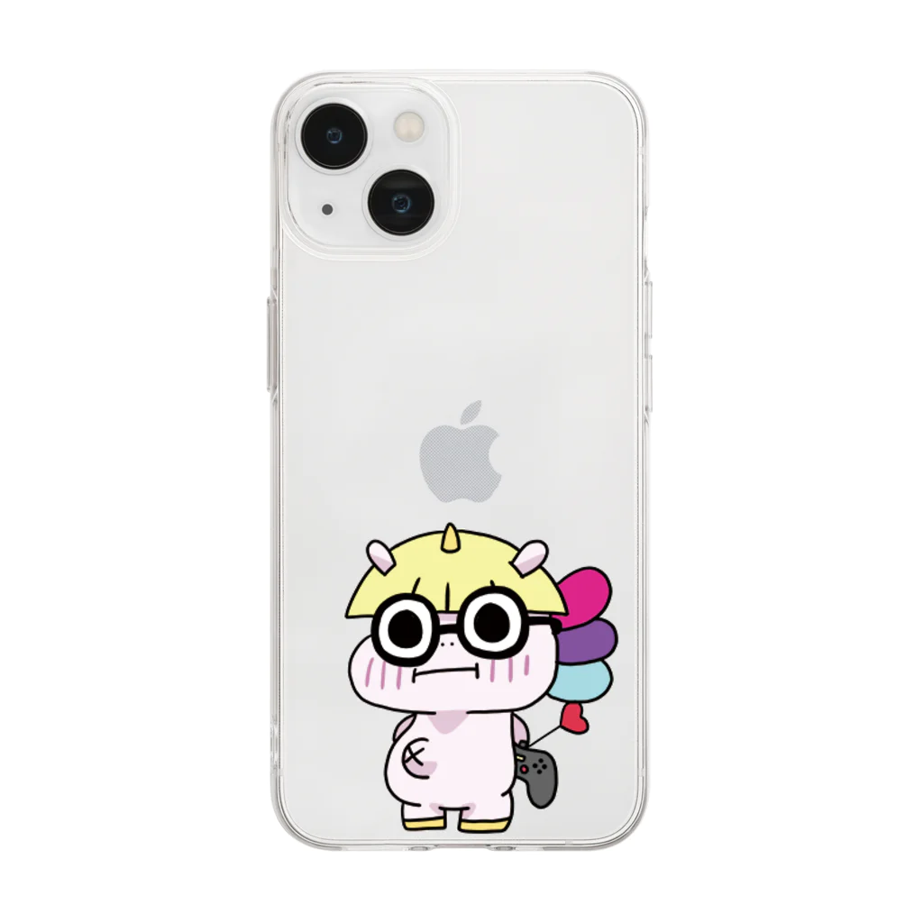 ぬぅ屋さん🦄の真面目だよ？ Soft Clear Smartphone Case