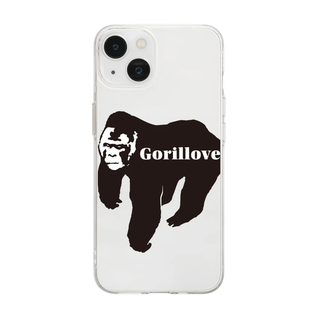 SLASHのGorillove ソフトクリアスマホケース