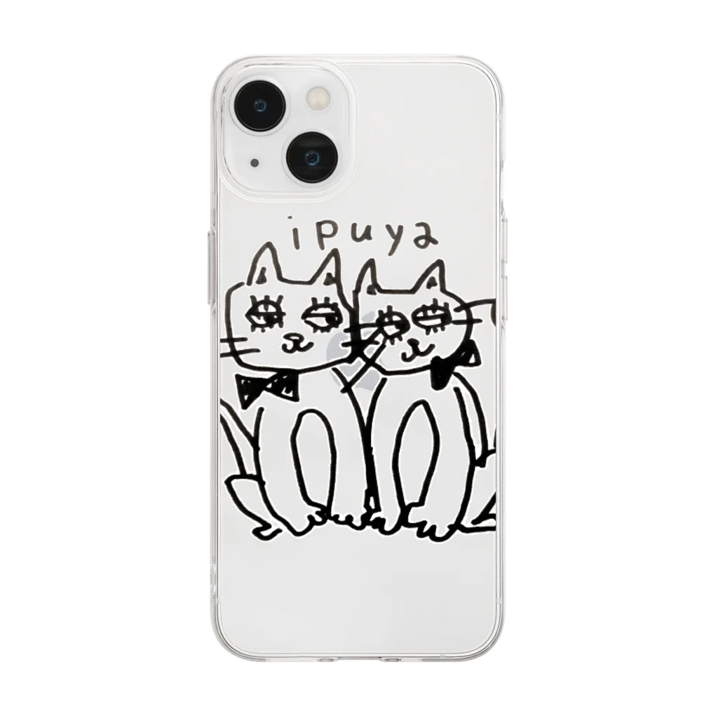 ｉｐｕｙａ(イプヤ)のキュートな ねこちゃん Soft Clear Smartphone Case