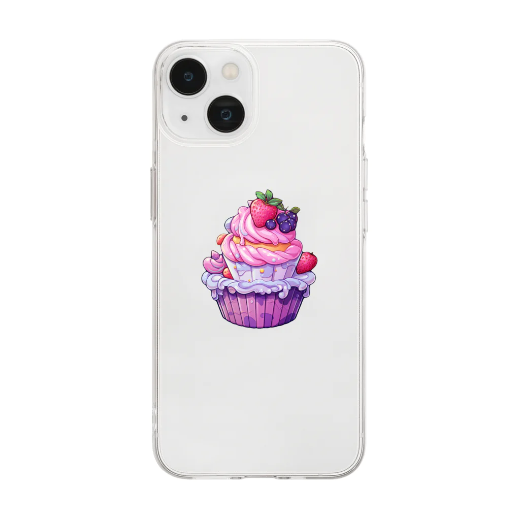 LulULu・sugAr のLulULu・sugAr sWeeTs 1 Soft Clear Smartphone Case