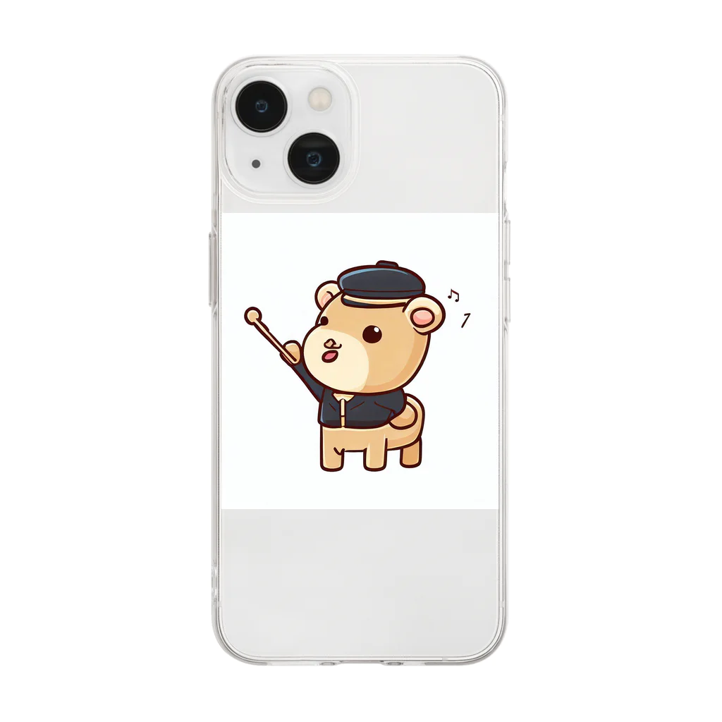 Shiba_IncのCamel Conductor（ラクダの指揮者） Soft Clear Smartphone Case