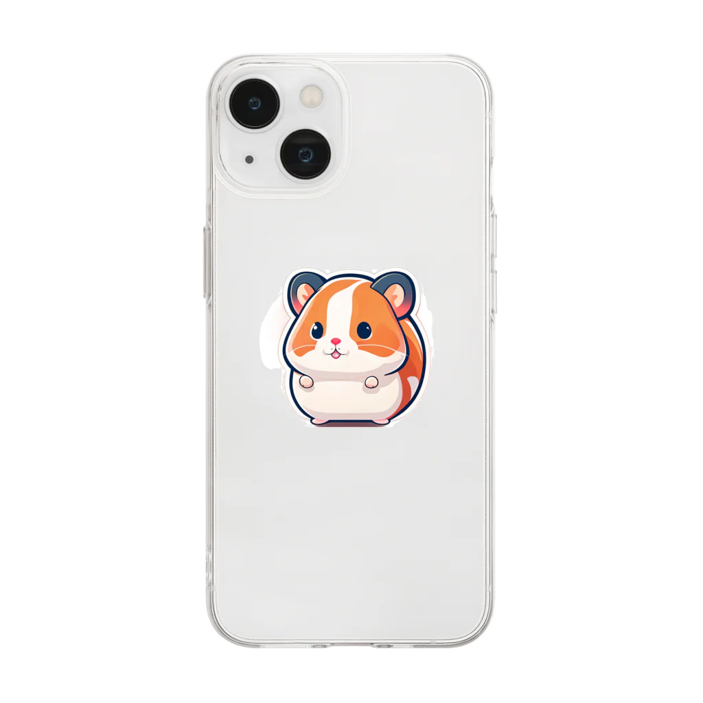 koupekoのアニマルフレンズ(ハムスター) Soft Clear Smartphone Case