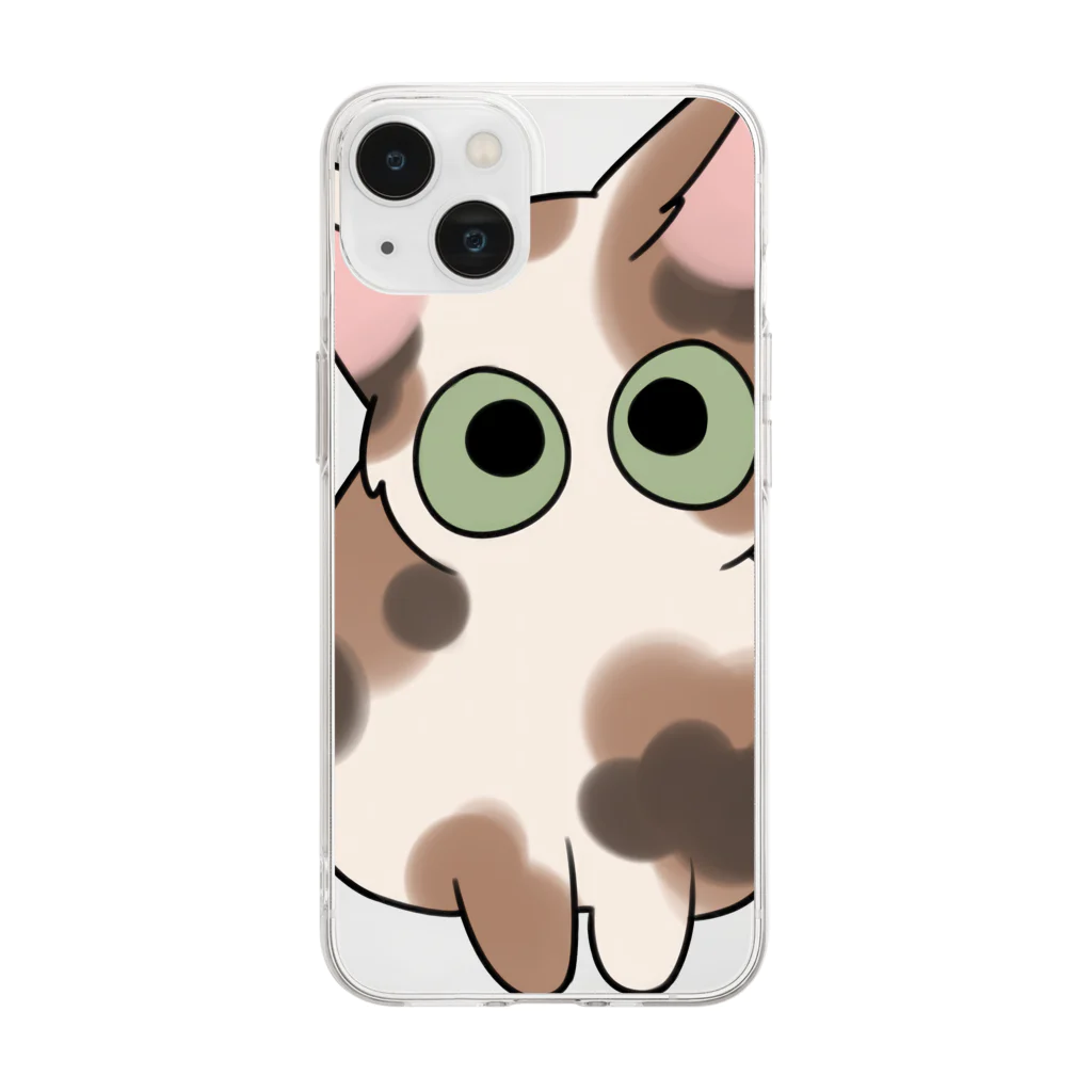 にょらやま堂のかわいいでしょ？  Soft Clear Smartphone Case