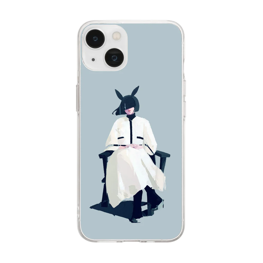 有村佳奈のART FASHION SHOPのGLAY GIRL Soft Clear Smartphone Case