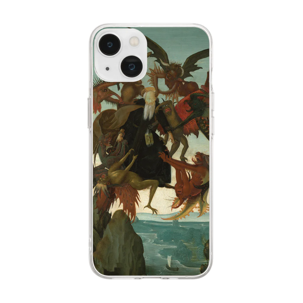 世界美術商店の聖アントニウスの苦悩 / The Torment of Saint Anthony Soft Clear Smartphone Case