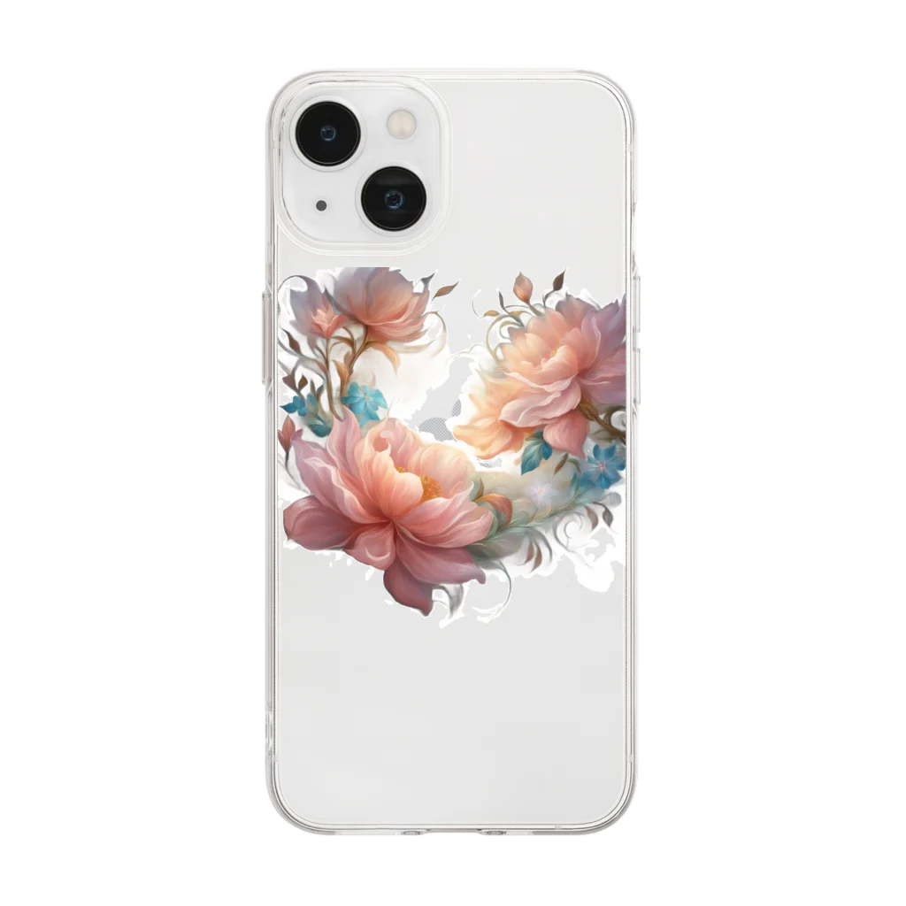 Artistry Blossomsのfantasy Flower Soft Clear Smartphone Case