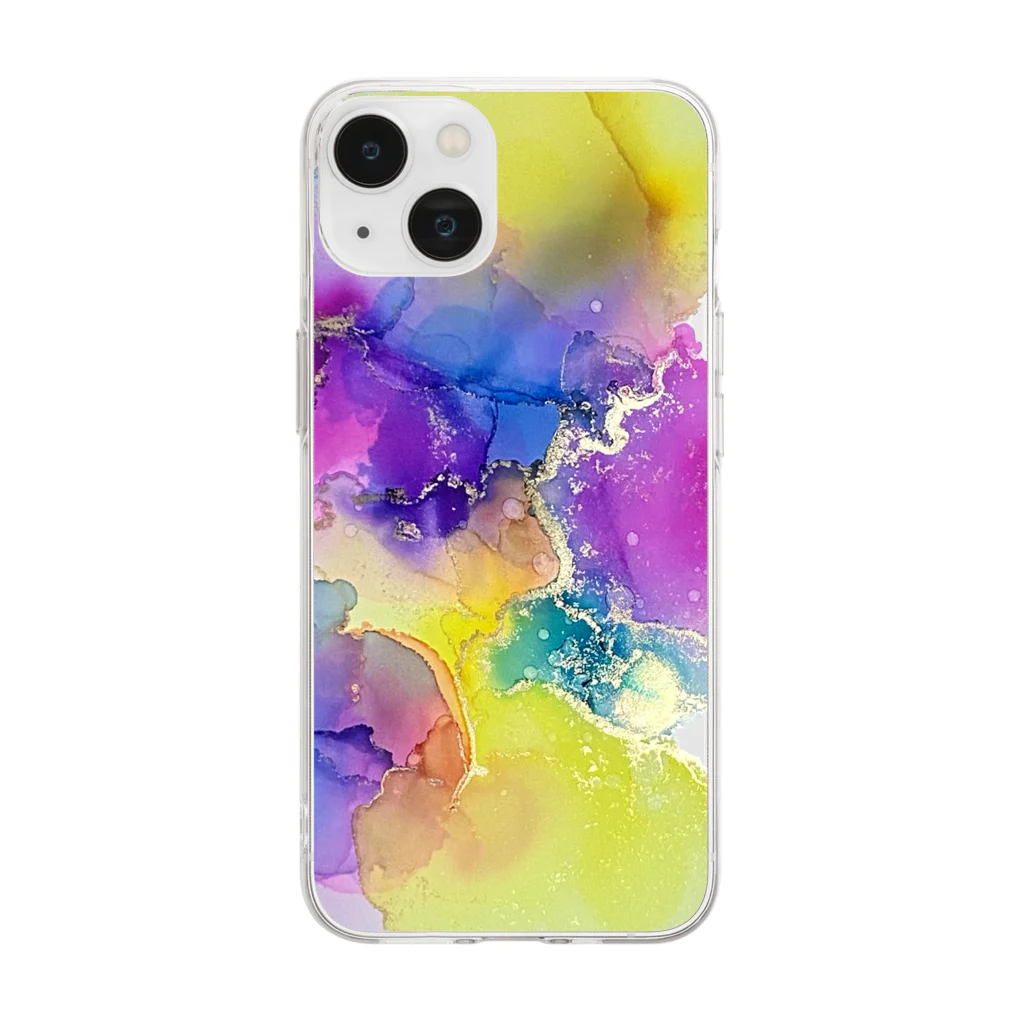 みゆ左衛門のcolorful Soft Clear Smartphone Case