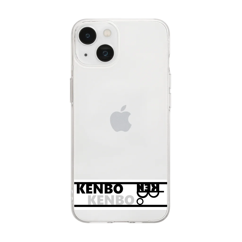 KENBO_OFFICIALのKENBOマークシリーズ第一弾（KENBO_OFFICAL） ソフトクリアスマホケース