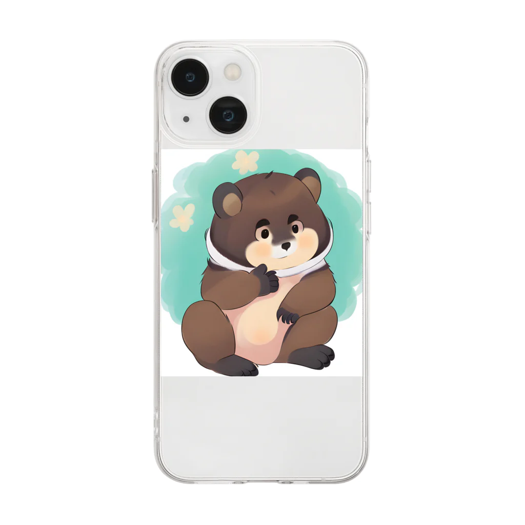 ふぁんたじあのぽんすけ Soft Clear Smartphone Case