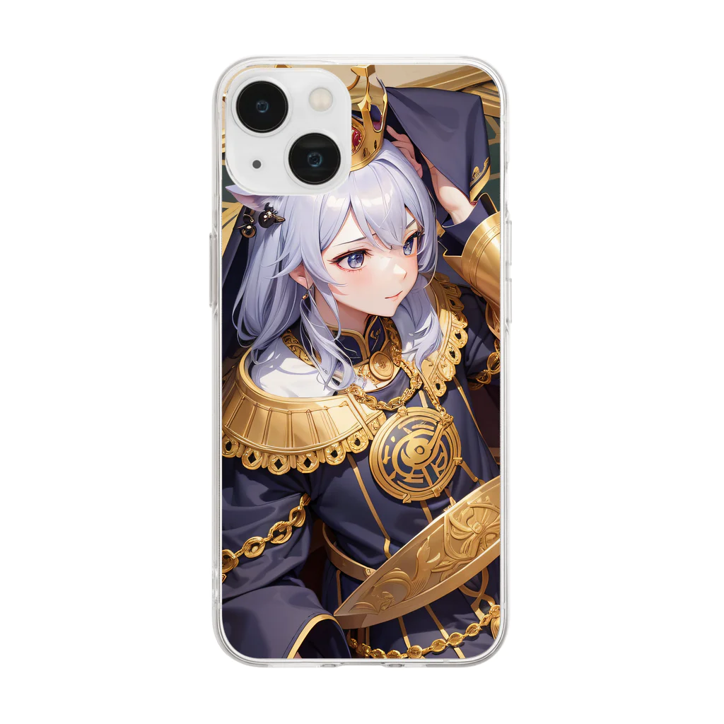 lrisvielのキャラクター　高貴なる女王 Soft Clear Smartphone Case