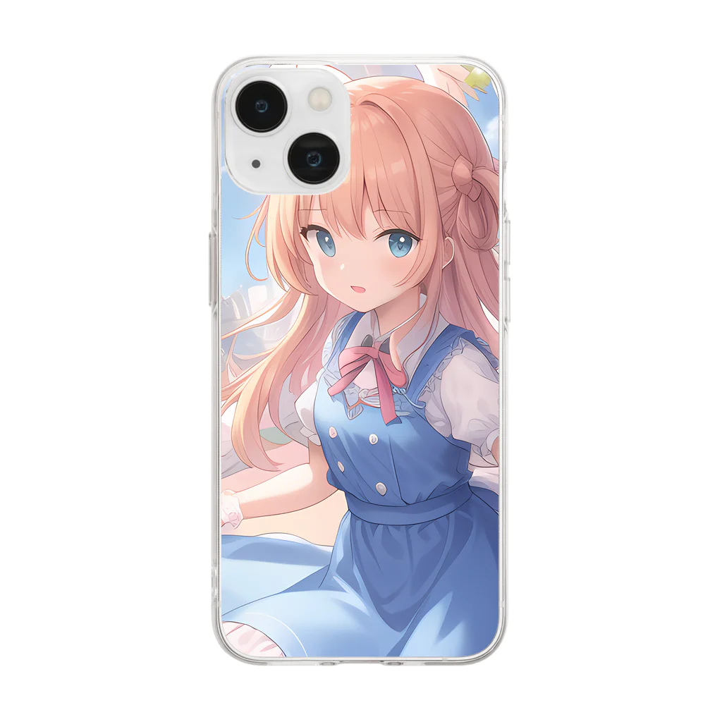 D.M@WORLDの天使のマニー Soft Clear Smartphone Case