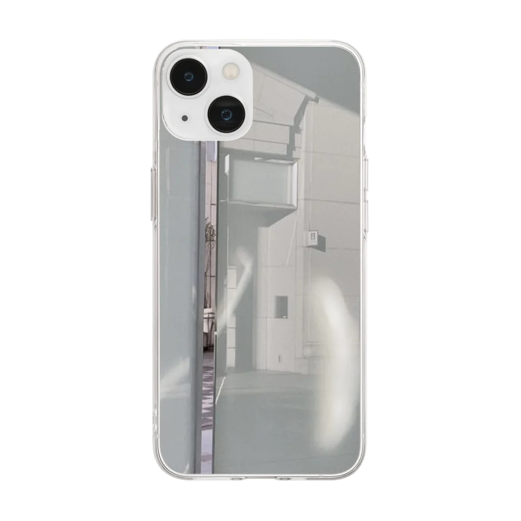 jiaozidengの散歩中1 Soft Clear Smartphone Case