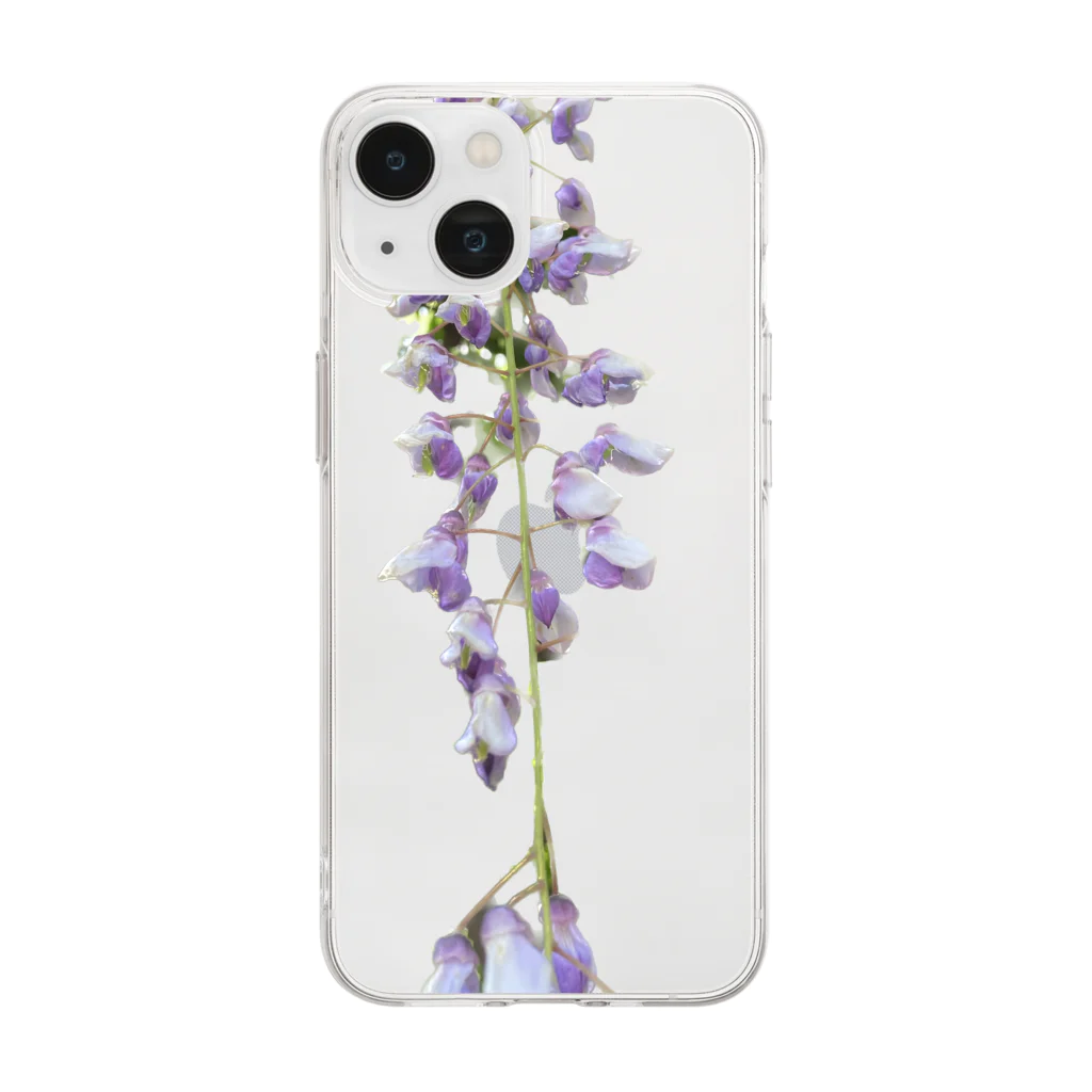 dandelionのふじ Soft Clear Smartphone Case