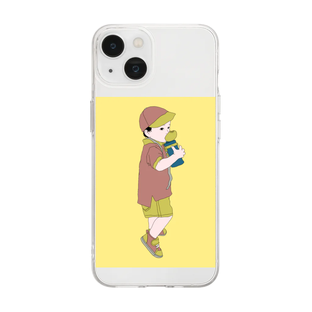 にくきゅうのBOY Soft Clear Smartphone Case