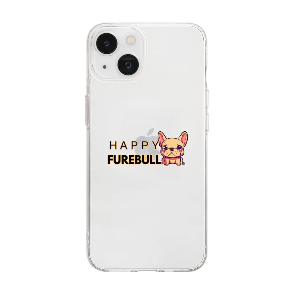 furebuhi　clubのHAPPY FUREBULL（ハッピーフレブル） Soft Clear Smartphone Case