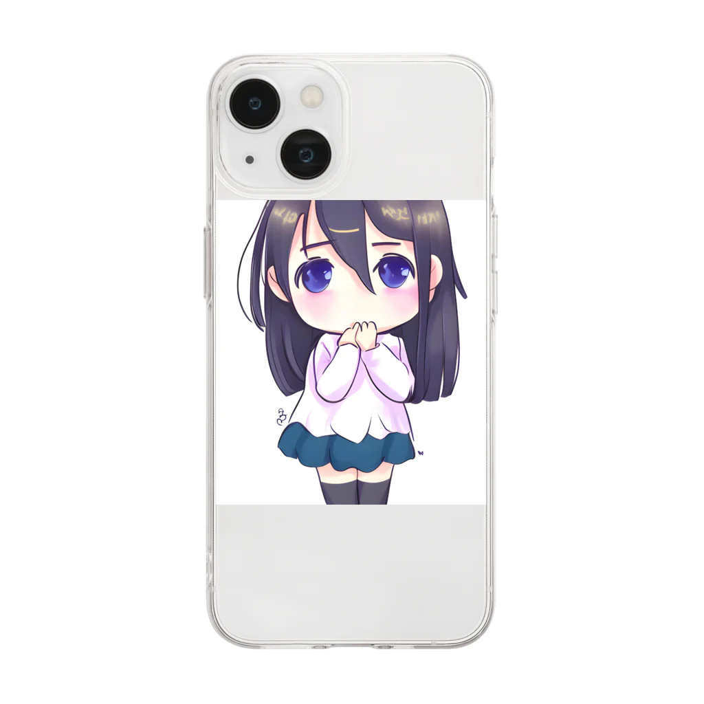 ちびキャラのちびキャラ Soft Clear Smartphone Case