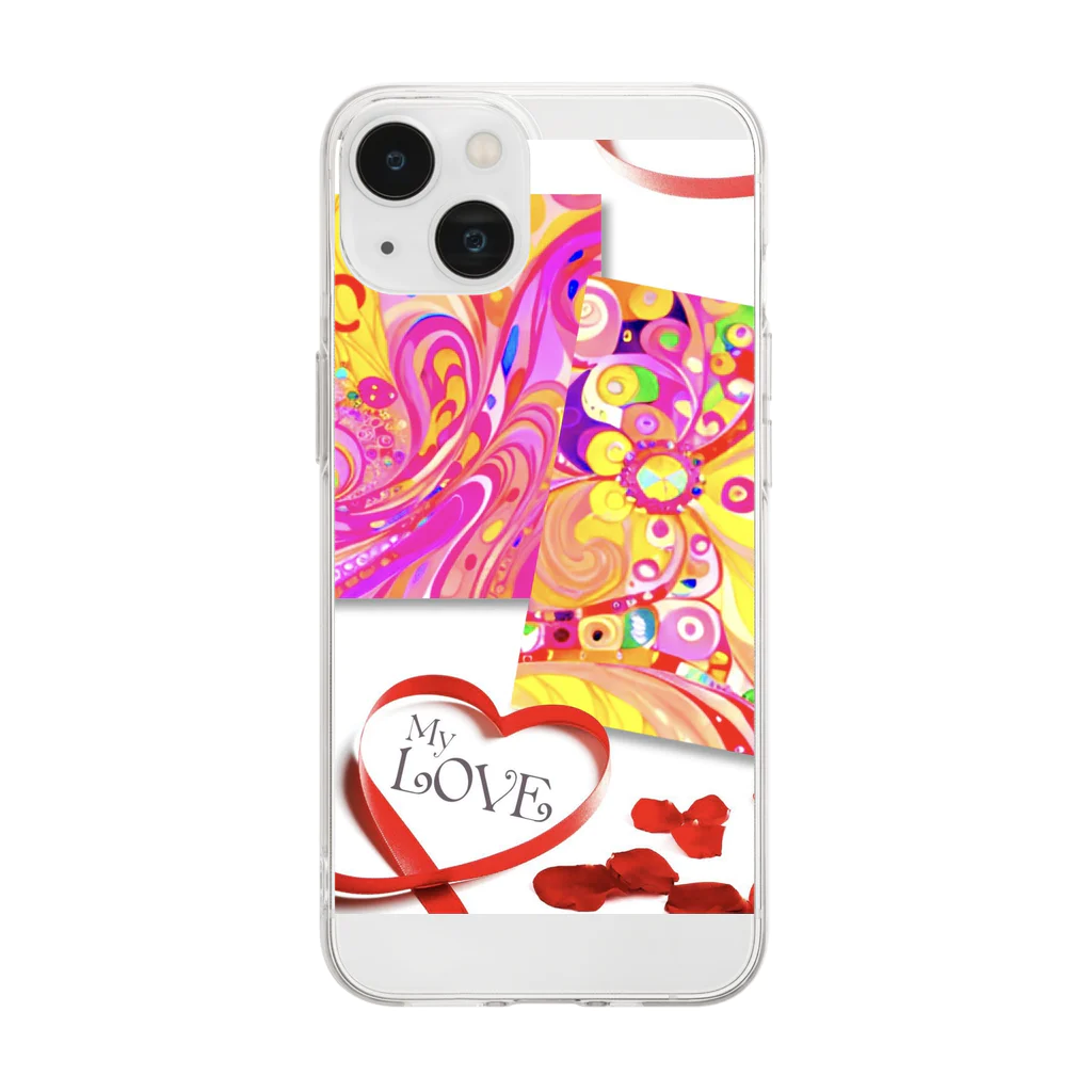 TAmAKIのLove Soft Clear Smartphone Case