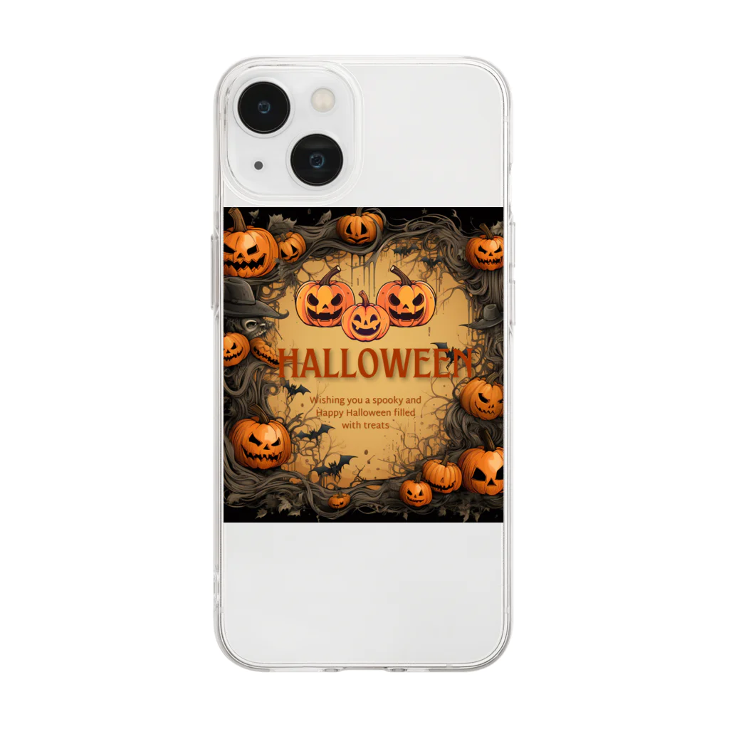 FINE ARTのハロウィングッズ色々🎃 Soft Clear Smartphone Case