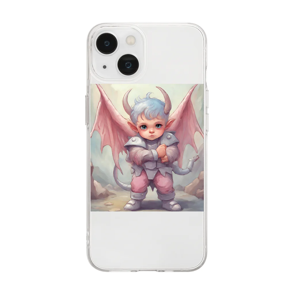 舞七里夜の魔界の子供 Soft Clear Smartphone Case