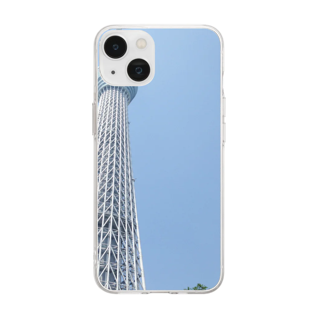 kyurakkoのTOKYO SKYTREE Soft Clear Smartphone Case