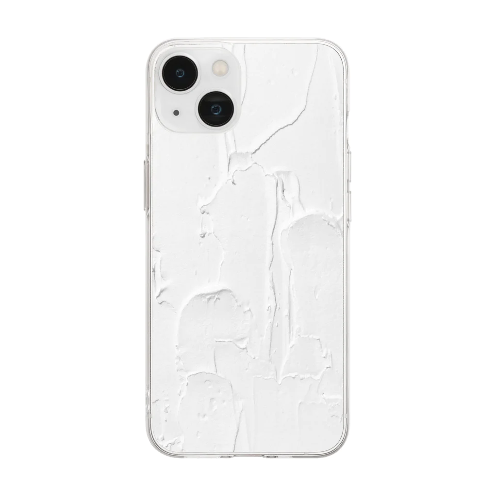 Texture Art by Tの雲隠れ -kumogakure- Soft Clear Smartphone Case