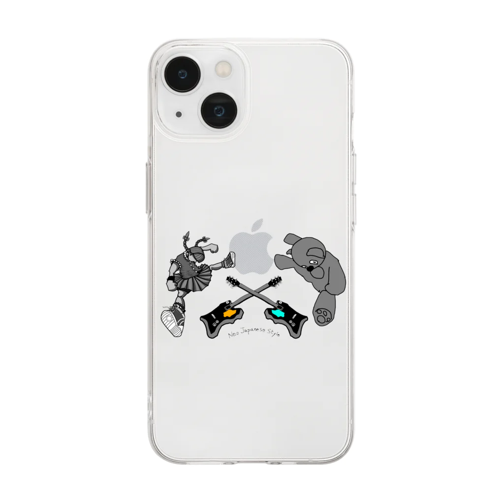 NEOJAPANESESTYLE                               のPunkGIRLS＆Rock'sKBEAR Soft Clear Smartphone Case