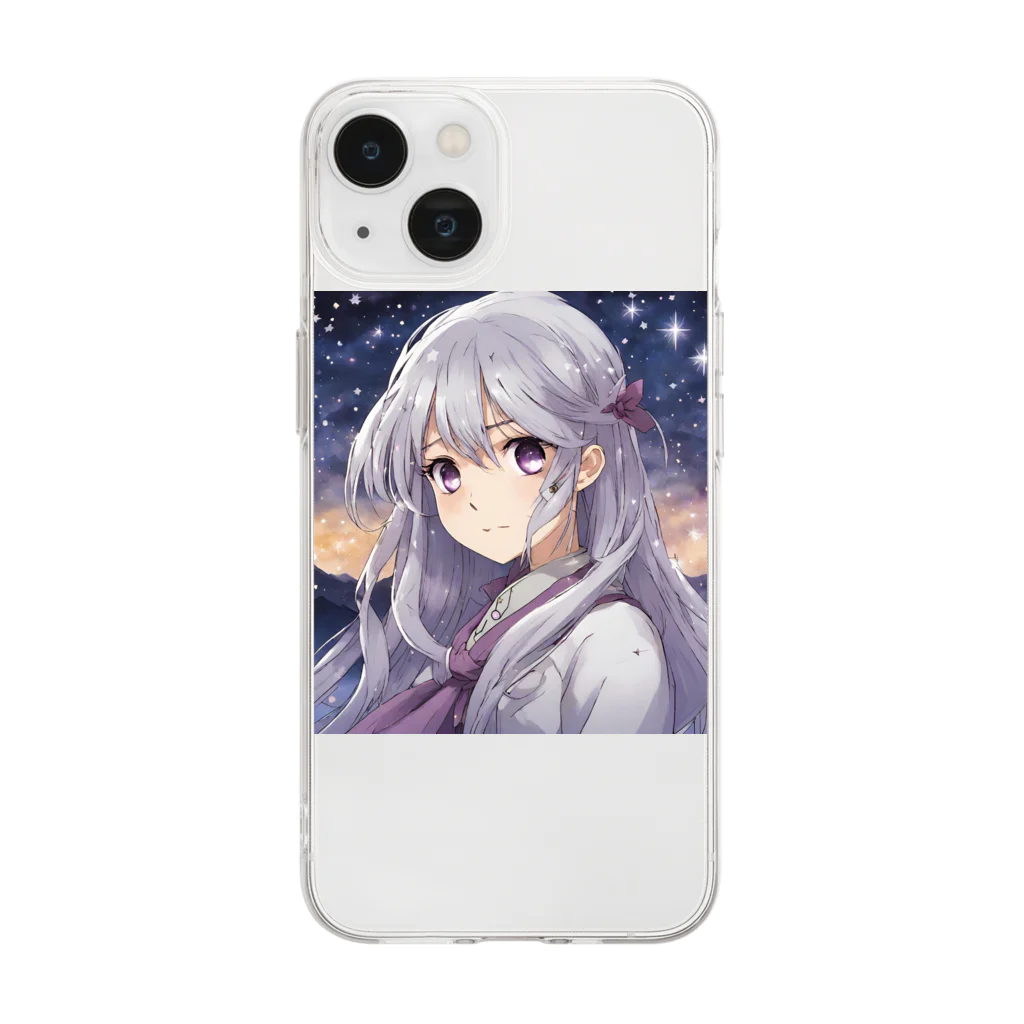 the blue seasonの谷田 美絵（たにだ みえ） Soft Clear Smartphone Case