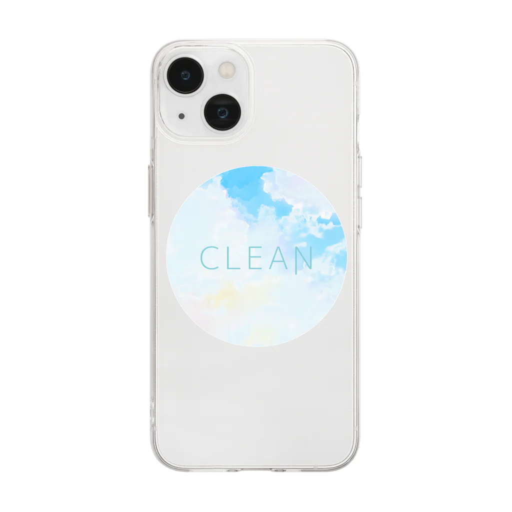 にくきゅうのCLEAN Soft Clear Smartphone Case