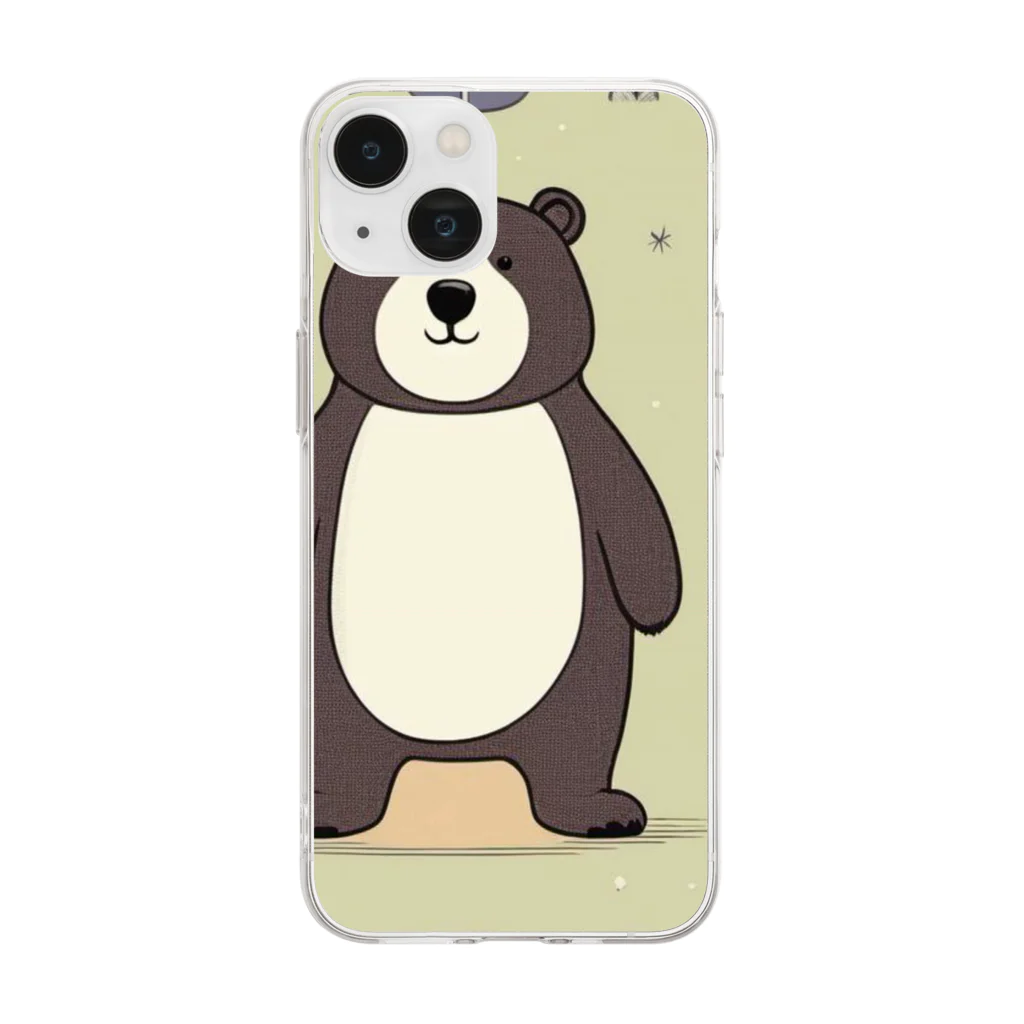 kawachi-sanのゆーくん Soft Clear Smartphone Case